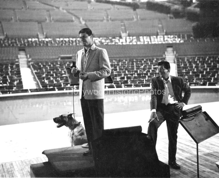 Dean Martin Jerry Lewis 1956 1 Rehearsing Hollywood Bowl wm.jpg